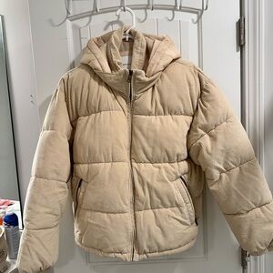 american eagle corduroy puffer
